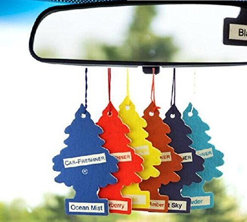 Image of Little Trees Car Air Freshener Cotton Paper - Set of 6 (Jasmin)