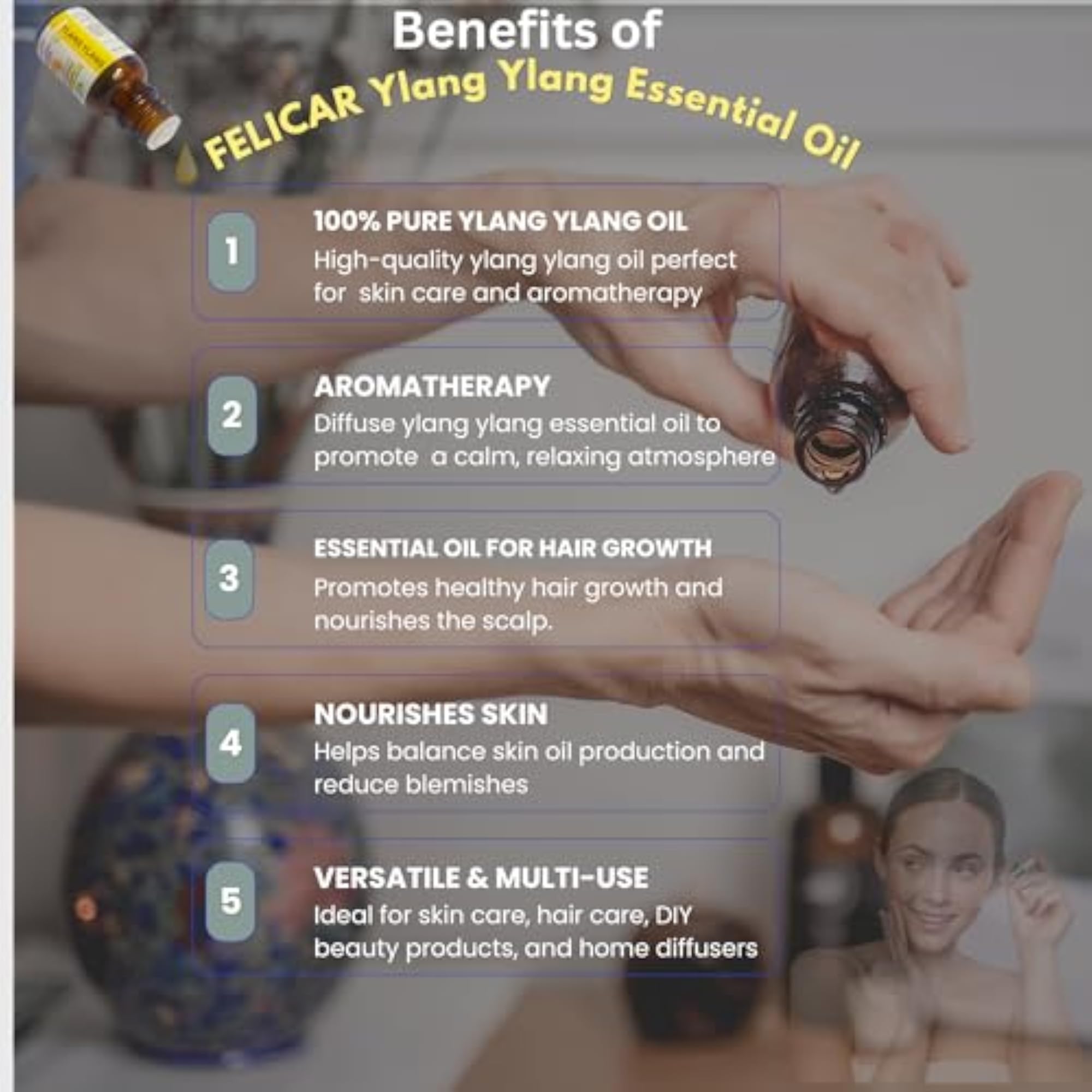 Ylang Ylang Essential Oil 100% Pure Gift