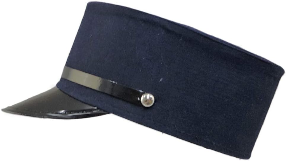 Adult Navy Blue Train Engineer Conductor Driver Hat Costume Accessory - Image 2