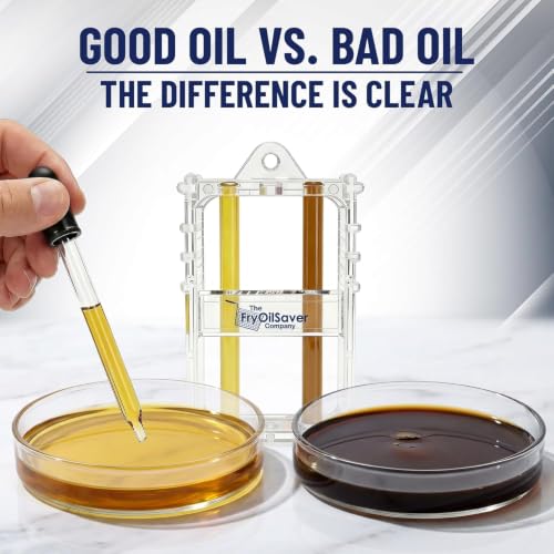 Image of FryOilSaver Co. Deep Fryer Oil Test Kit, Visual Two Color Analysis, 3 Pack