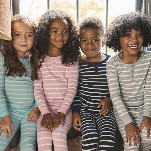 Gymboree Boys' Gymmie Long Sleeve and Pant Cotton 2-Piece Pajama Sets, Big Kid, Toddler2