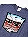 Hasbro Men's Transformers Short Sleeve T-Shirt, Navy Heather, X-Large