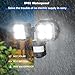 SANSI 36W 3600LM LED Motion Sensor Outdoor Light, 50,000 Hrs Lifespan Security Light, 350W Equiv 5000K Dusk to Dawn IP65 Flood Light, Super Bright for Backyard, Bright Series Black Motion Sensor Light