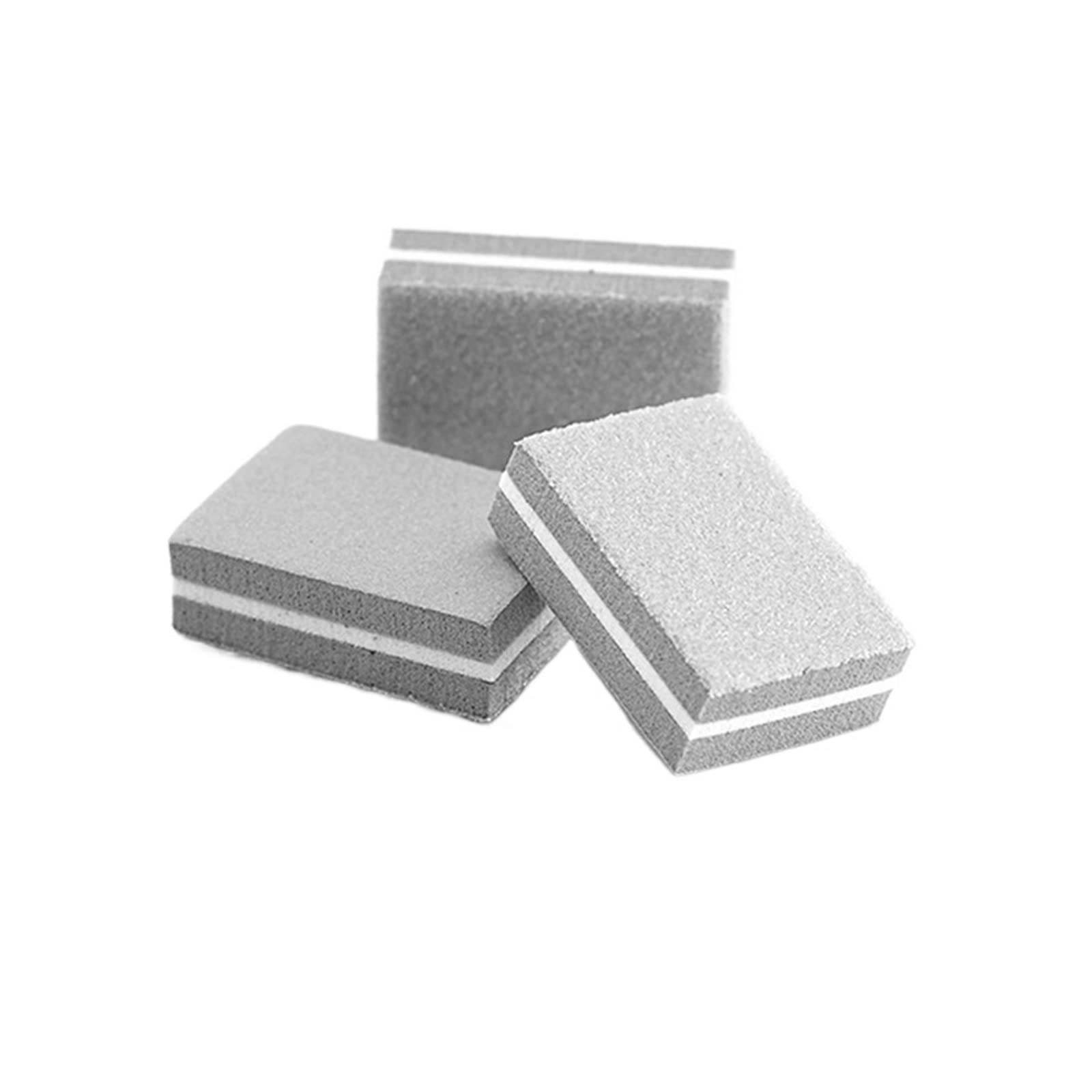 le unghie lucidano il blocco di buffer, Lima for unghie abrasiva Blocco Buffer Multicolore 3,5x2,5x1,1cm 100 pezzi(Grijs)