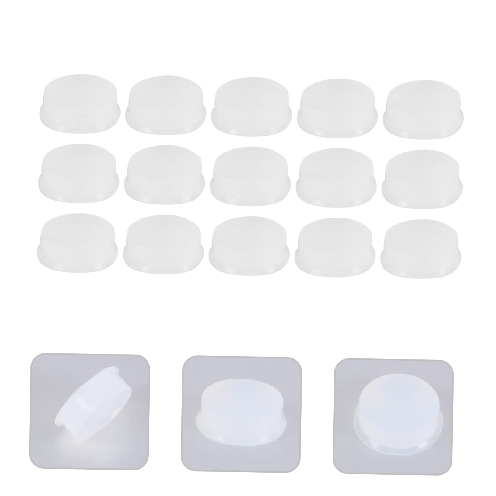 BESPORTBLE 25Pcs Silicone Flute Plug Flute Stopper Caps Translucent Key Covers for Beginners Easy to Use and Flexible