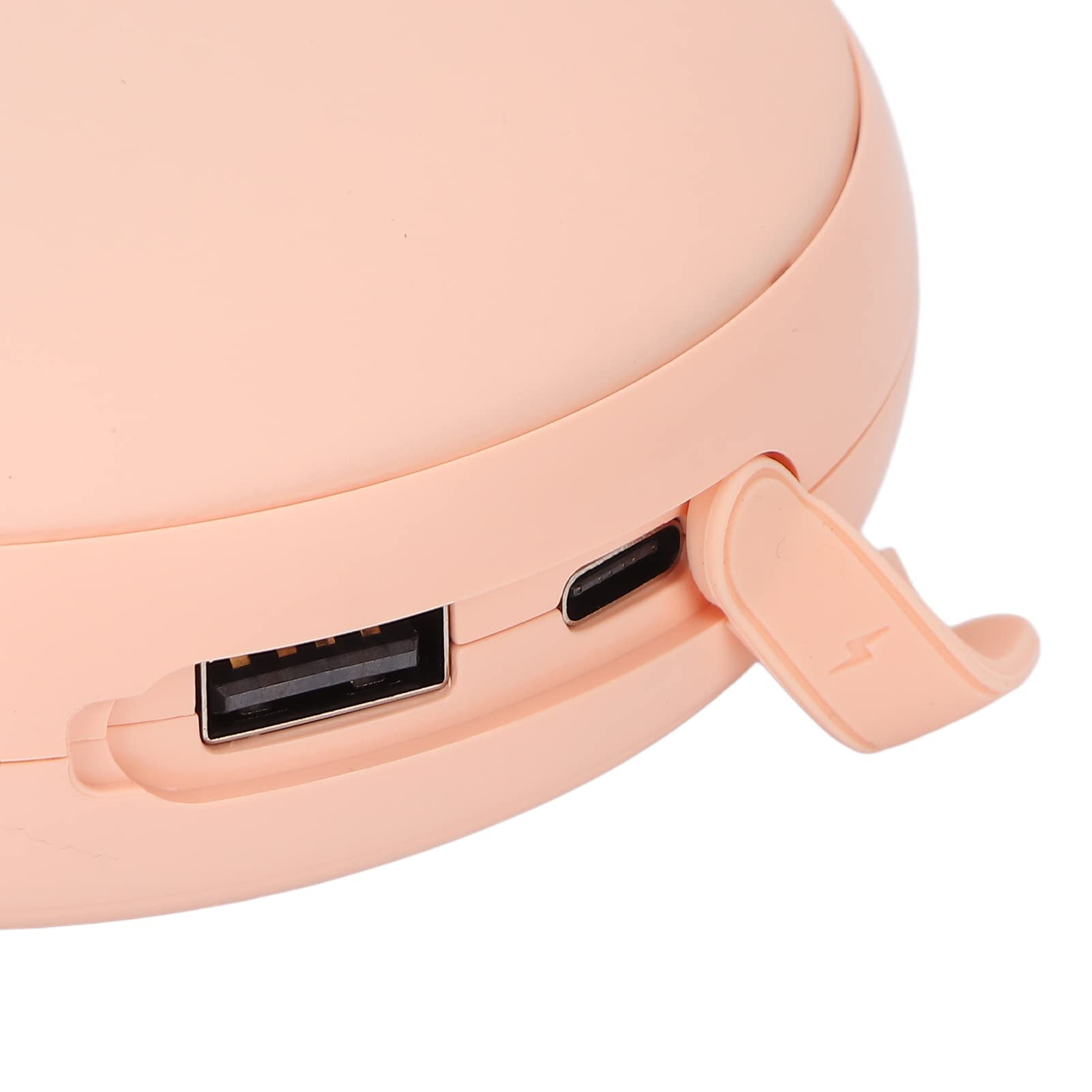 Calentador de Manos Recargable USB con Batería de Gran Capacidad y Control de Temperatura de Alta Precisión para Alivio de Calor y Mano de (Rosado)