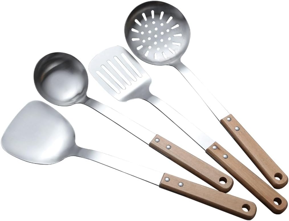 Thickened Anti-scalding Rice Spoon Frying Shovel Kitchenware Set Kitchen