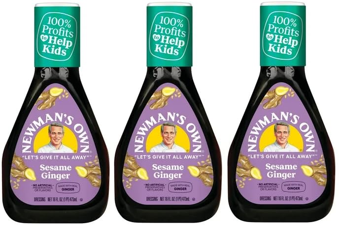 Sesame Ginger Salad Dressing (Pack Of 3 Bottles) 16 oz.
