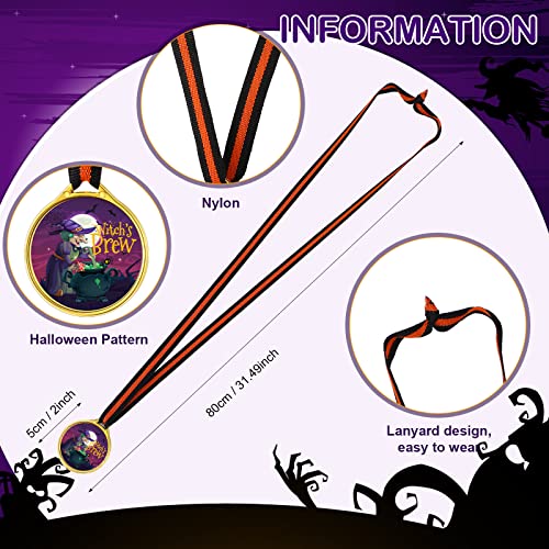 Zubebe 48 Pcs Halloween Medals Awards for Costume Contest Game Prizes - image 3
