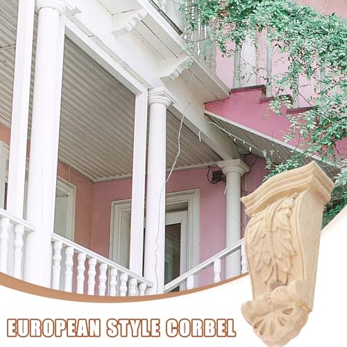 Ménsula de madera maciza para decorar paredes de oficinas y jardines 3