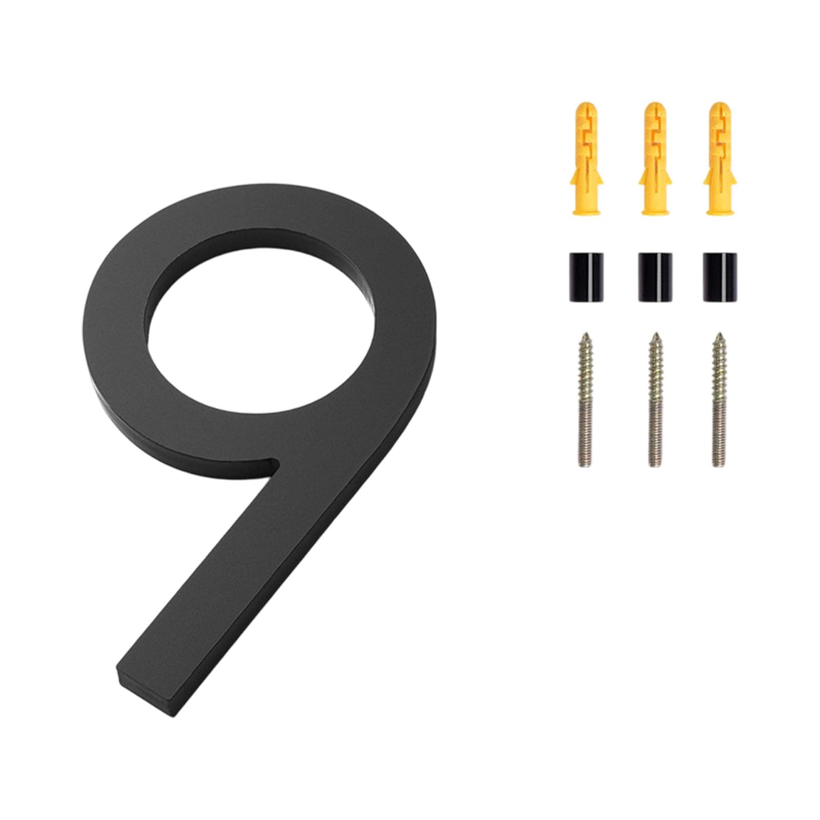 Modern Door Plate Numbers Address Sign Acrylic Floating House Numbers Plate Sign for Home Mailbox Hotel Address for Home Mailbox Hotel