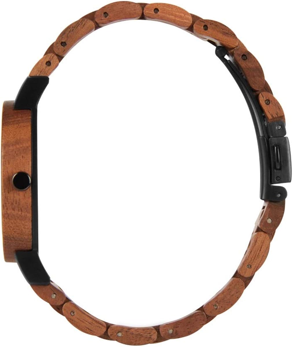 LAiMER orologio al quarzo - orologio da polso in legno per donna - analogico, quadrante di madreperla, lancette luminescente - Ø 36mm - Imballaggio in legno - Zero Waste LAiMER orologio al quarzo - orologio da polso in legno per donna - analogico, quadrante di madreperla, lancette luminescente - Ø 36mm - Imballaggio in legno - Zero Waste