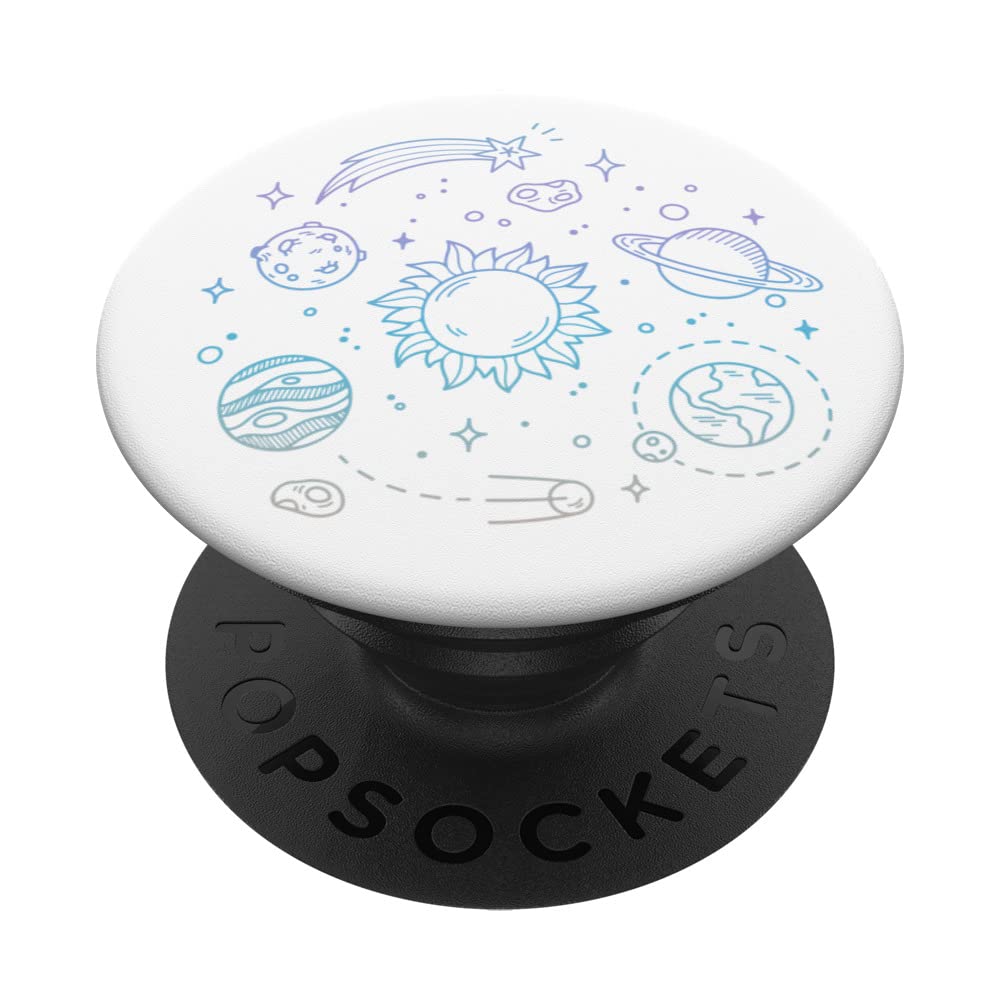 Solarsystem, Space Flight, Astronauts are Aliens PopSockets Swappable PopGrip
