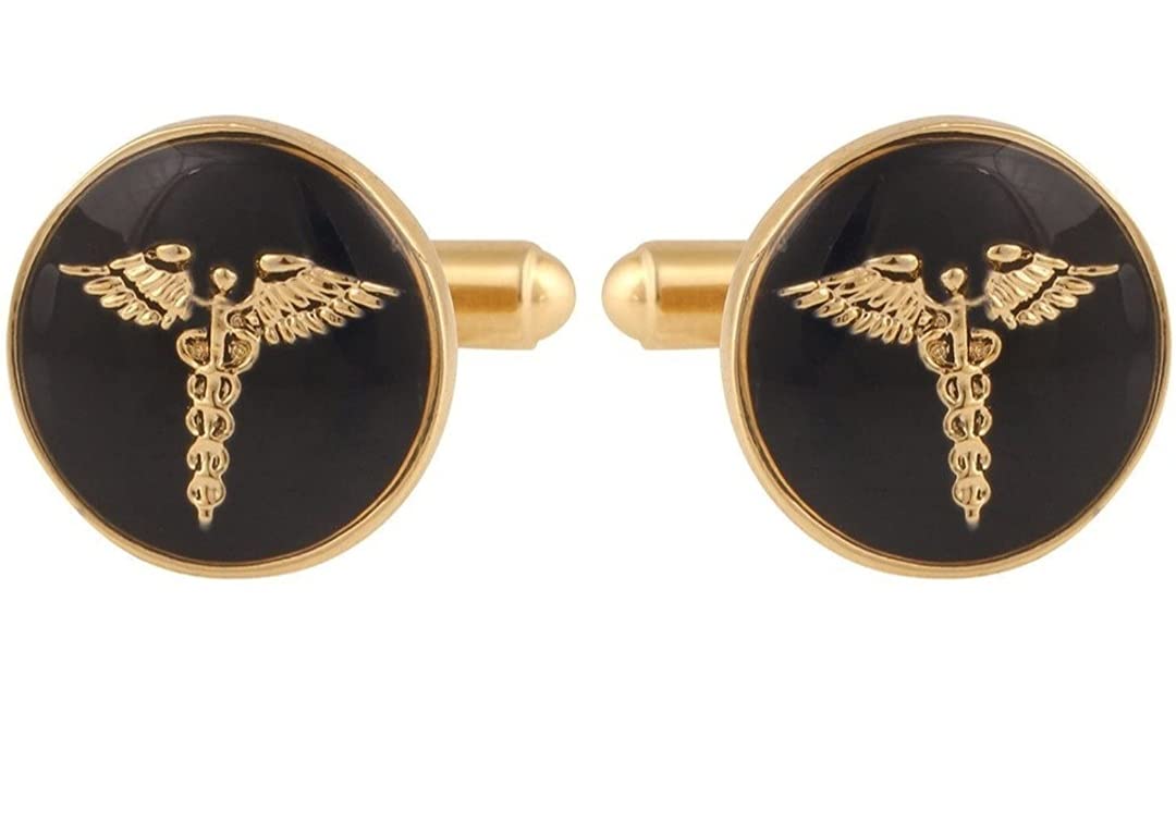 oembestseller doctor cufflinks for men Brass tie pin doctors for Men Medical Caduceus Doctor's Unisex Brooch Lapel Pin-picture-34