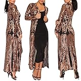 Zoom IMG-2 roadoor vestito con paillettes manica Zoom IMG-2 roadoor vestito con paillettes manica