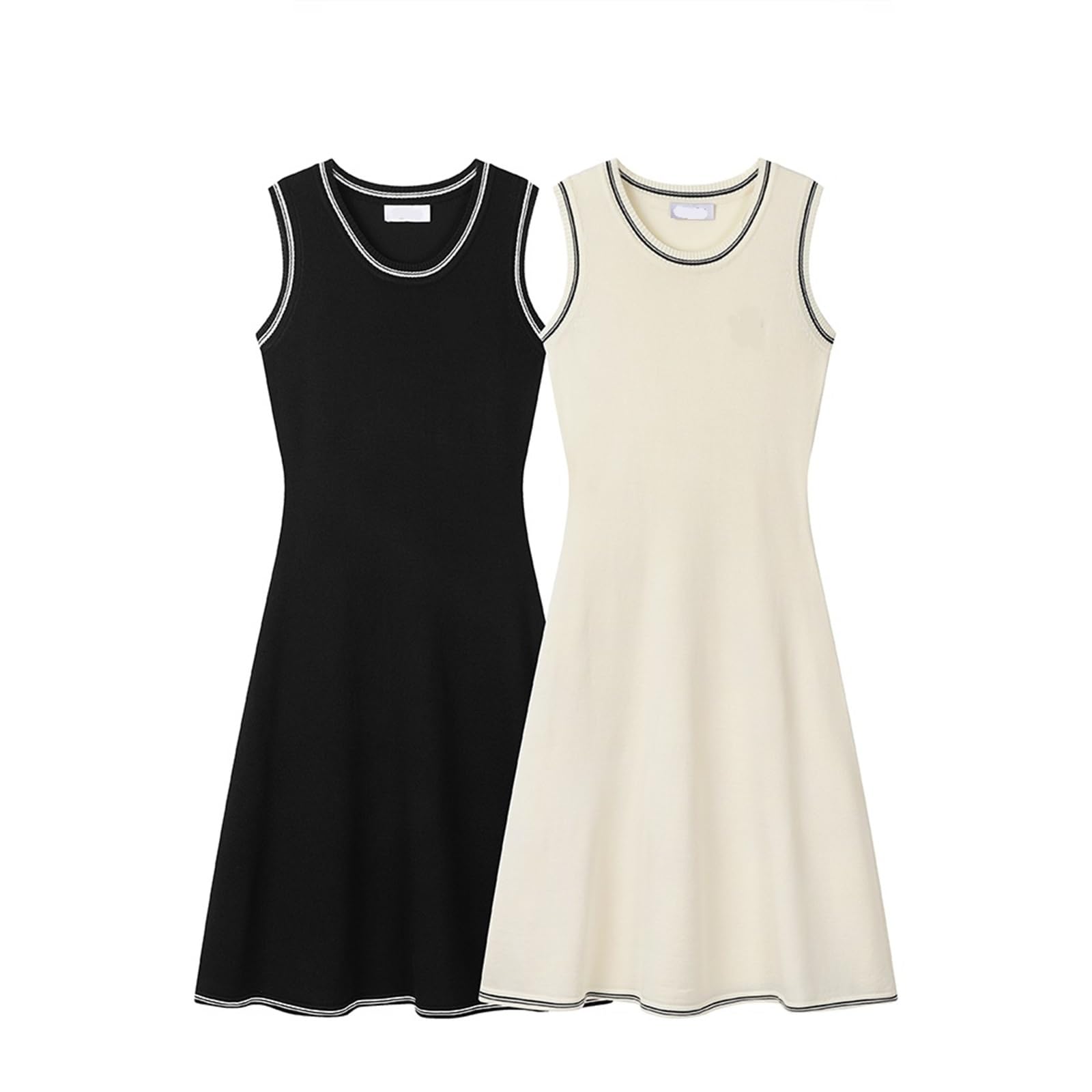Athletic Dress Vestido De Golf De Verano For Mujer, Vestido Largo Tejido Sin Mangas De Tenis, Ropa Informal De Golf For Mujer