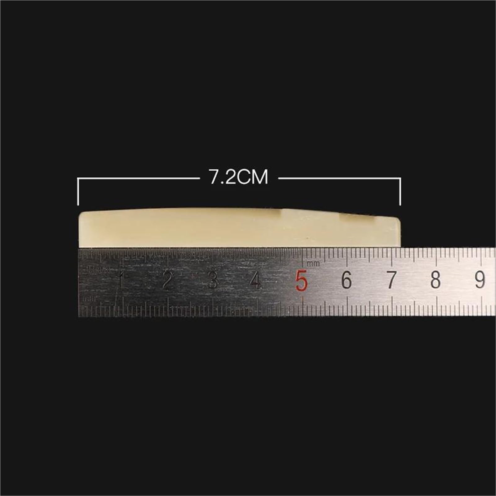 Professionale Dado Chitarra Ponte Da Liutaio Compensato Con Sella In Osso Per Chitarra 10 Pezzi 72 Mm