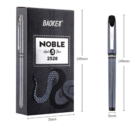 Bolígrafos de tinta gel BaoKe 0.5, 0.7, 1.0 mm pack 12 miniatura 3