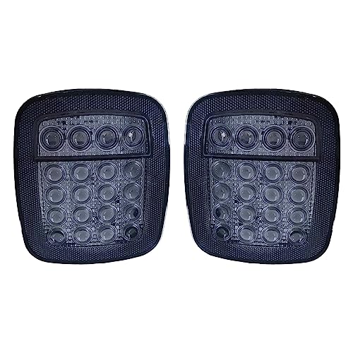 Compatibilità: questo fanale posteriore per auto è compatibile con Je-ep Wrangler TJ CJ YJ 1998-2006. Si prega di verificare se il modello della vostra auto è compatibile prima di effettuare l'ordine.