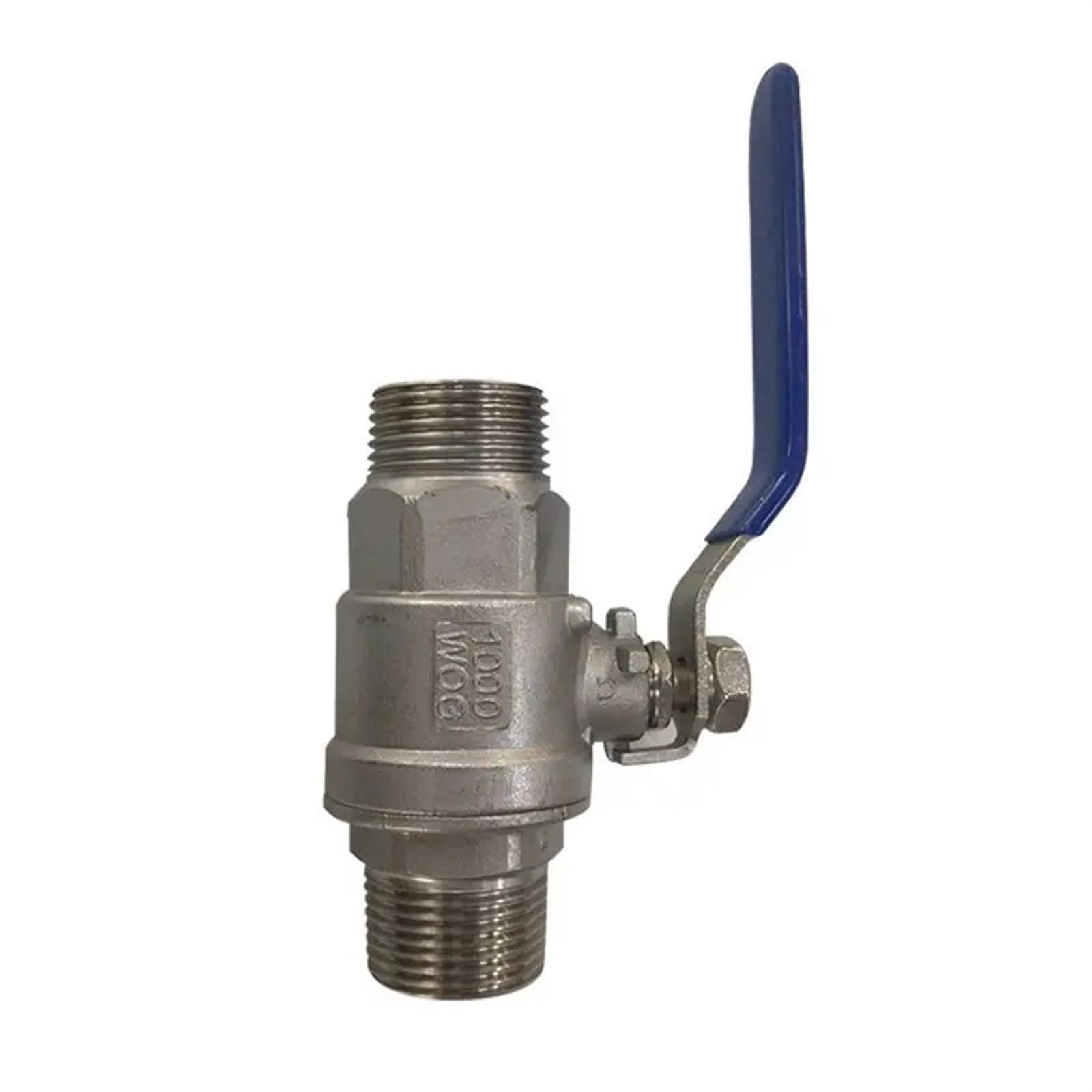 Dwuczęściowy zawór kulowy ze stali nierdzewnej z gwintem zewnętrznym – rozmiary od 1/2" do 2" – wytrzymały zawór sterujący(1.25Inch)