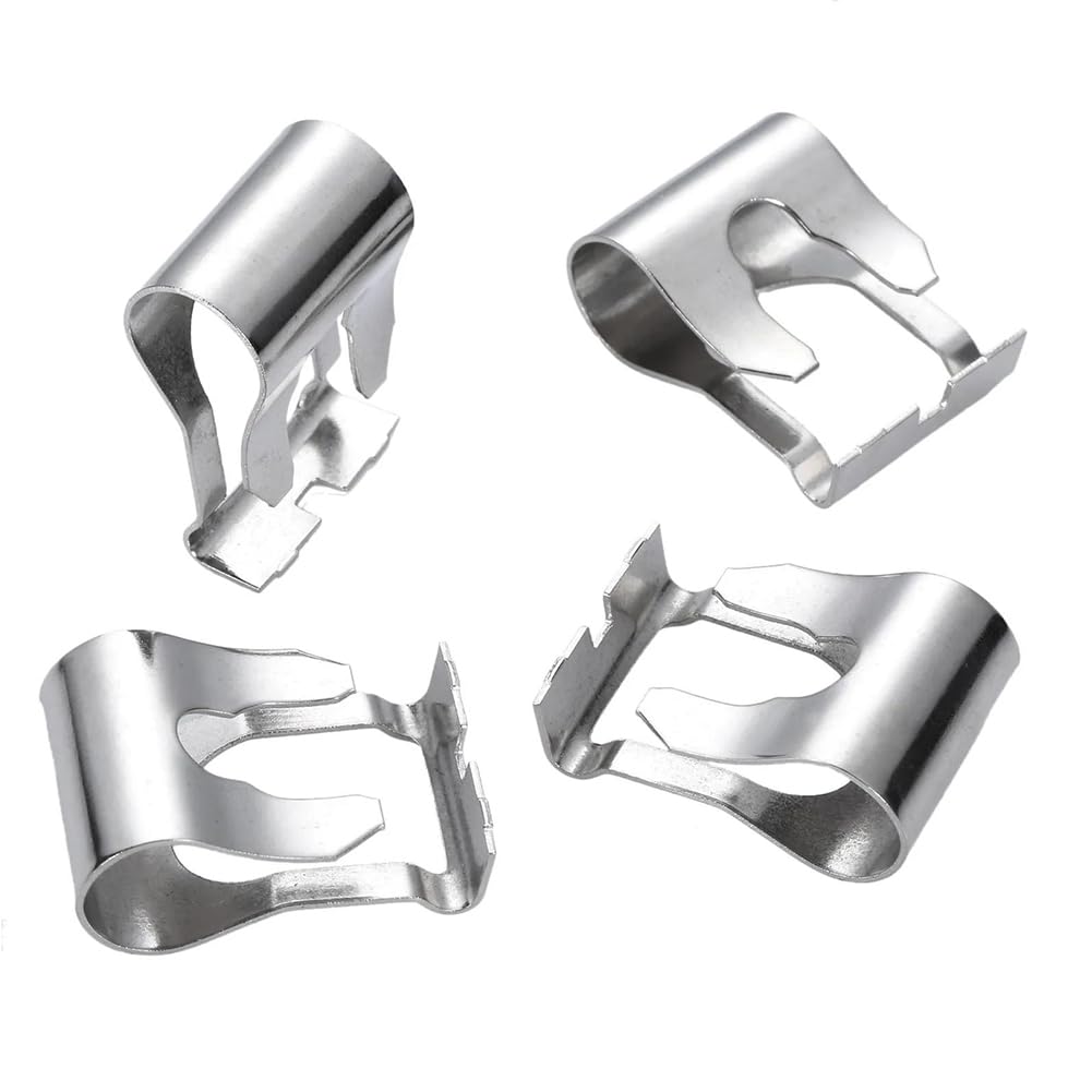 Kit Riparazione Tergicristallo - 4 Clip In Acciaio Manganese, 32x22mm