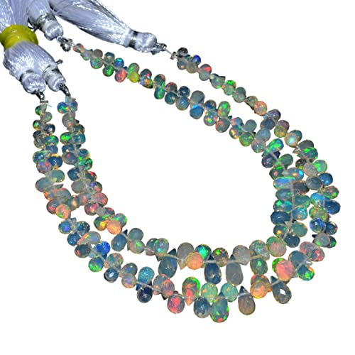 Perles d'opale Welo naturelle éthiopienne pour confectionner un collier artisanal unique