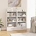 Tangkula 3 Tier Bookcase with Drawer, 42.5”Tall Freestanding Bookshelf with 3 Open Shelves & 1 Drawer, Anti-toppling Devices, Modern Display Storage Organizer for Home Office (White, 42.5