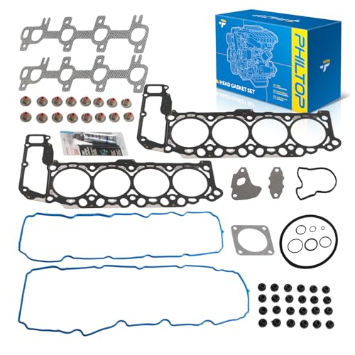 Image of PHILTOP HS26157PT-1 Head Gasket Set Fit for Dodge Ram 1500 Dakota Durango Grand Cherokee 2004-2007, Jeep Commander 2006-2007, Aspen 2007, Raider 2006-2007, for 4.7L Engine Cylinder Head Gasket Kit