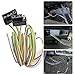 CZC AUTO 4 Pin Trailer Light Wire Harness Extension 18 Gauge 4-Way Flat Wiring Connector, 25ft, for Trailer Boat Car RV Truck