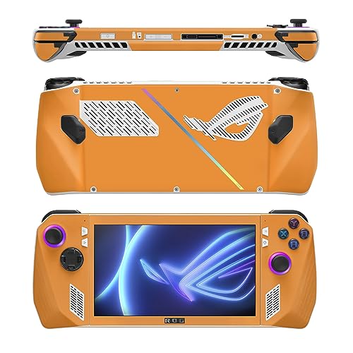 Image of MightySkins Skin Compatible with Asus ROG Ally - Solid Orange | Protective, Durable, and Unique Vinyl Decal wrap Cover | Easy to Apply, Remove, and Change Styles