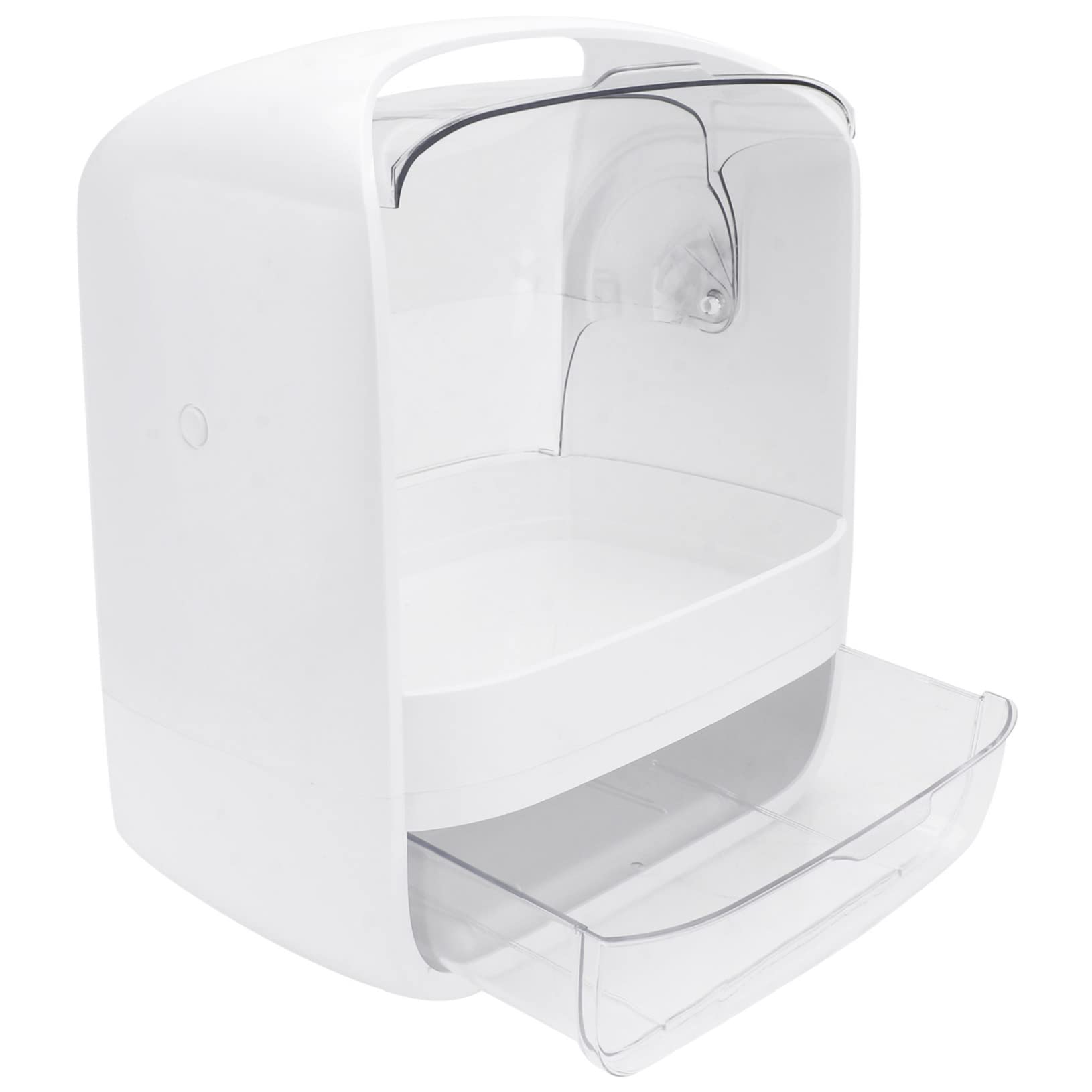 ABS Boîte de Rangement Maquillage Compacte Blanc pour Coiffeuse