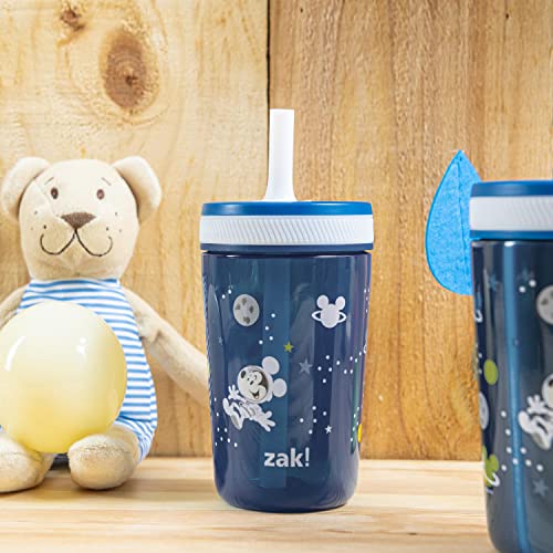 Zak Designs Disney Mickey Mouse Kelso Tumbler Set, Leak-Proof Screw-On Lid With Straw, Bundle For Kids Includes Plastic And Stainless Steel Cups With Bonus Sipper (3Pc Set, Non-Bpa)15 Fl Oz. #TOP2