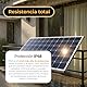 Kit Solar Balcón Svan con 2 Paneles Solares Bifaciales de 435W, Microinversor Wifi 800W, Plug & Play, Control desde APP, Protección IP68, Soporte de Montaje, Uso Exterior