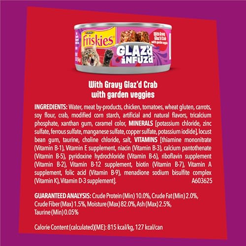 Friskies Purina Glaz’d and Infuz’d with Gravy Wet Cat Food, Pack of 24 - image 6