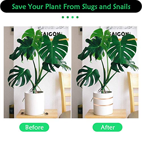 Koperfolie Tape met geleidende lijm, 2 Pack 1/4 Inch Koperen Slak Tape Dual Geleidende Tape, Koperen Strip voor Gebrandschilderd Glas, EMI Afscherming, Slug Repellent, Solderen, Ambachten, Elektrische Reparaties - Afbeelding 5