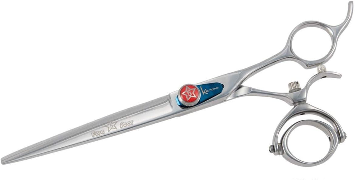 Kenchii Grooming Five Star 7.0" Double Swivel Shear/Scissor Choose