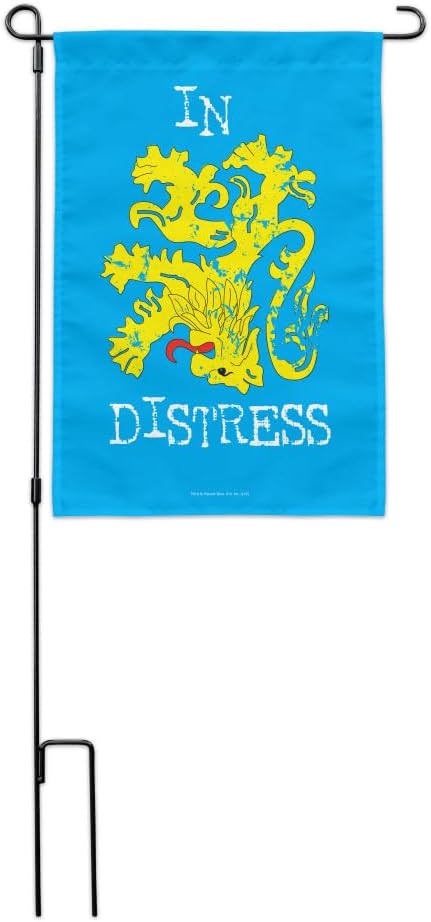 Big Bang Theory In Distress Garden Yard Flag