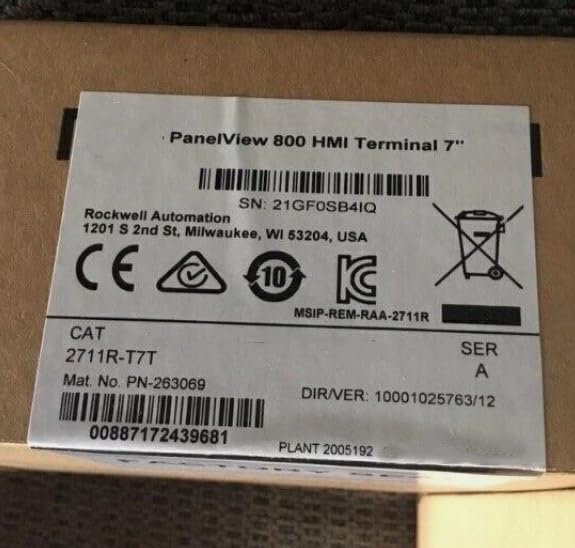 New 2711R-T7T 7 Inch Color Terminal 2711R-T7T