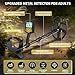 SAKOBS Metal Detector for Adults Professional – Higher Accuracy 9 Types of Metal Target Detection, 11