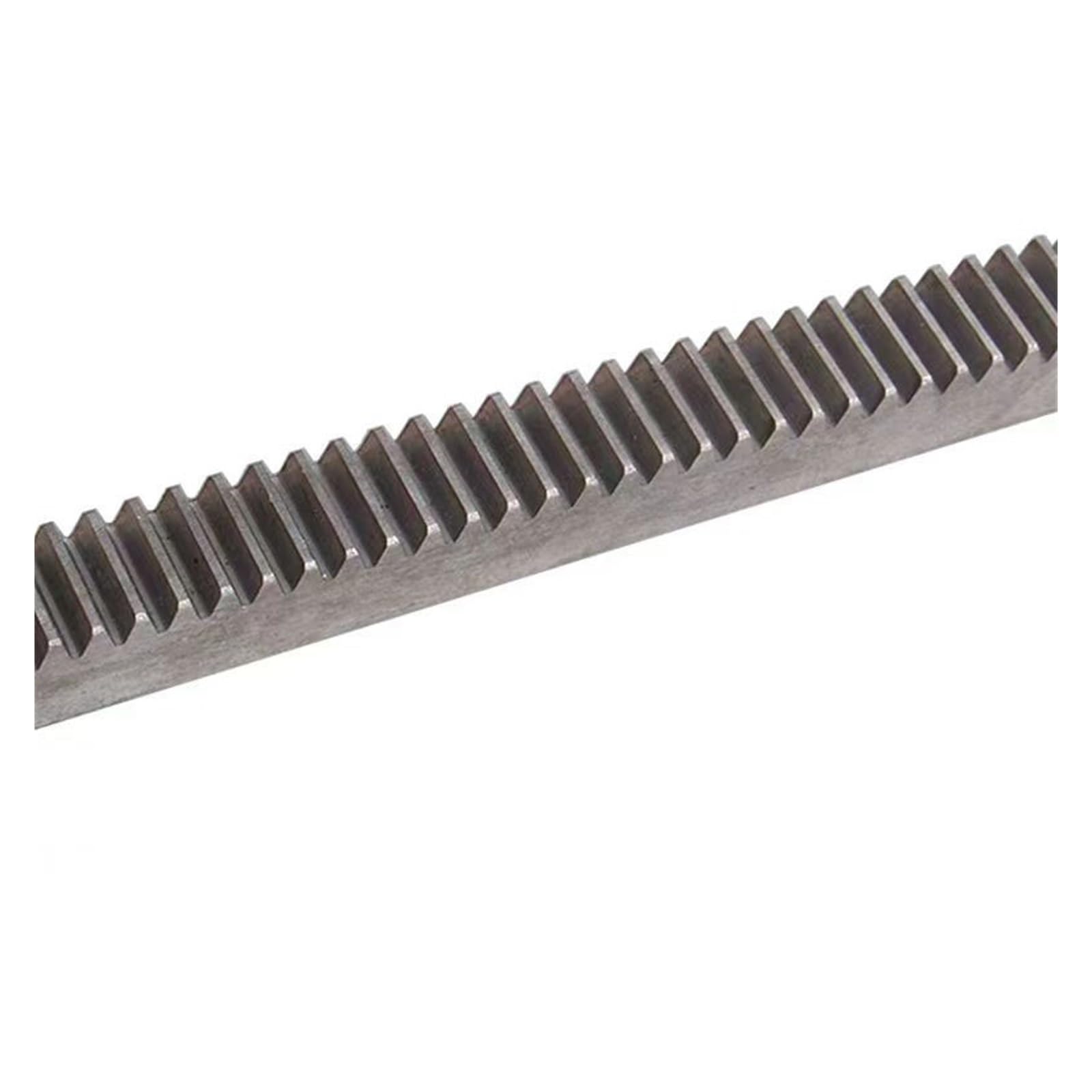 Crémaillère linéaire droite en acier, Crémaillère de précision CNC dents droites 45 acier 1M/1.5M/2M Mod 500-1000mm(1.5Mod 15-20,Length 500mm)