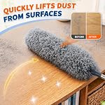 6 Pack Dusters for Cleaning, Duster with Extension Pole 17-95 in - Image 5