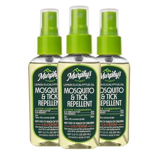 Murphy's Naturals Lemon Eucalyptus Oil Insect Repellent Spray | DEET Free | Plant Based, All Natural Ingredients | Mosquito and Tick Repellent | 2 Ounce Pump Spray | 3 Pack