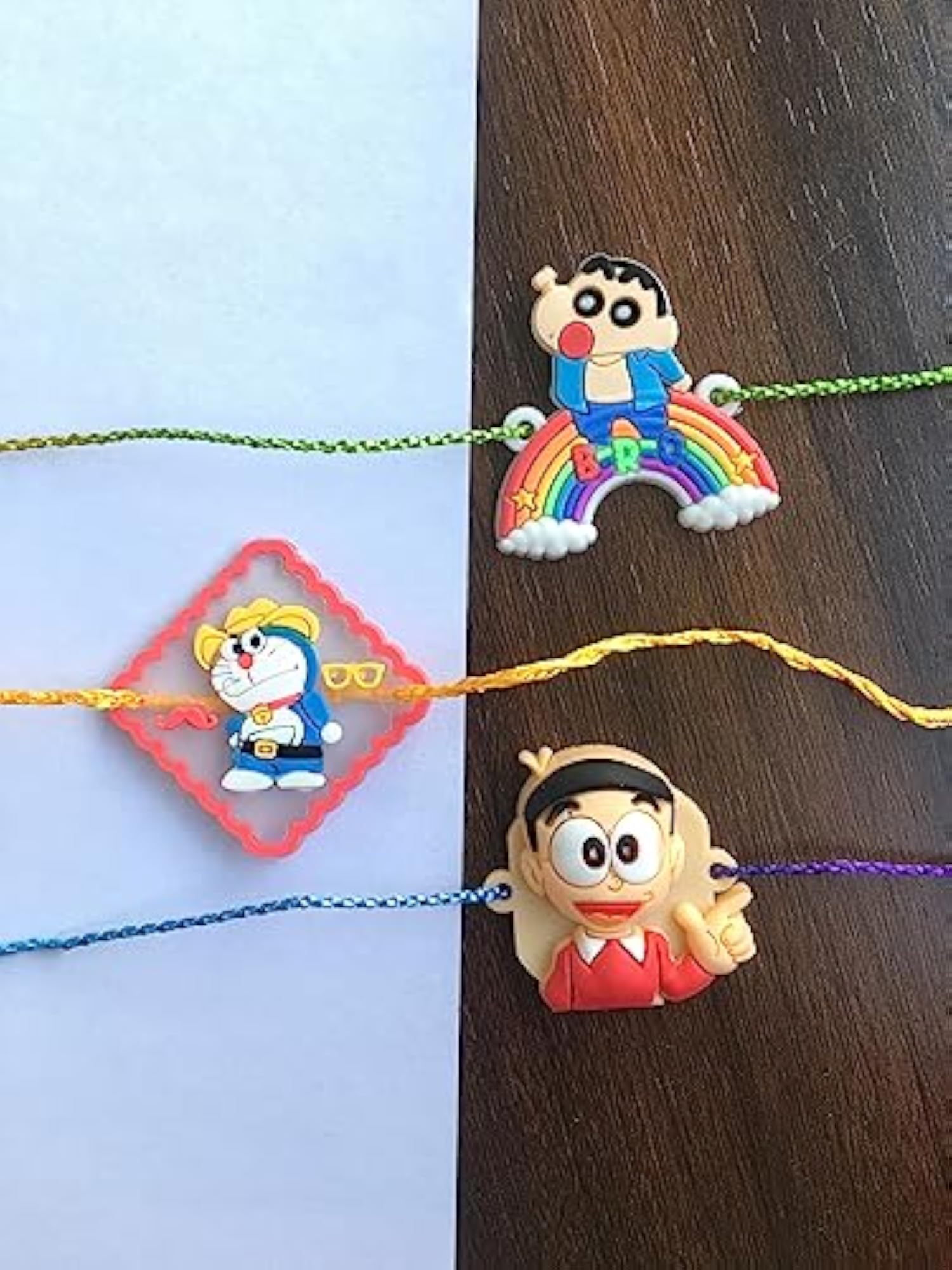 Combo of 3 Cartoon Rakhis for Brother on Rakshabandhan