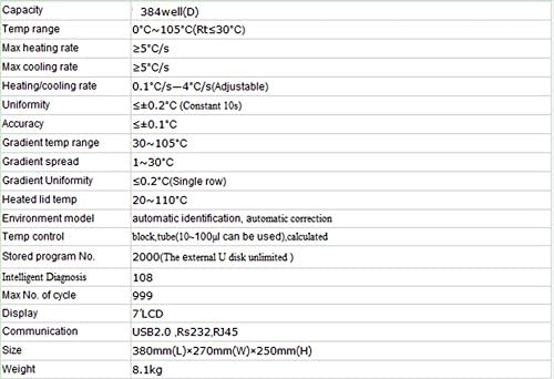 GOWE Measurement & Analysis Instrument Gradinet Thermal Cycler PCR instrument 96x0.2mL(A)