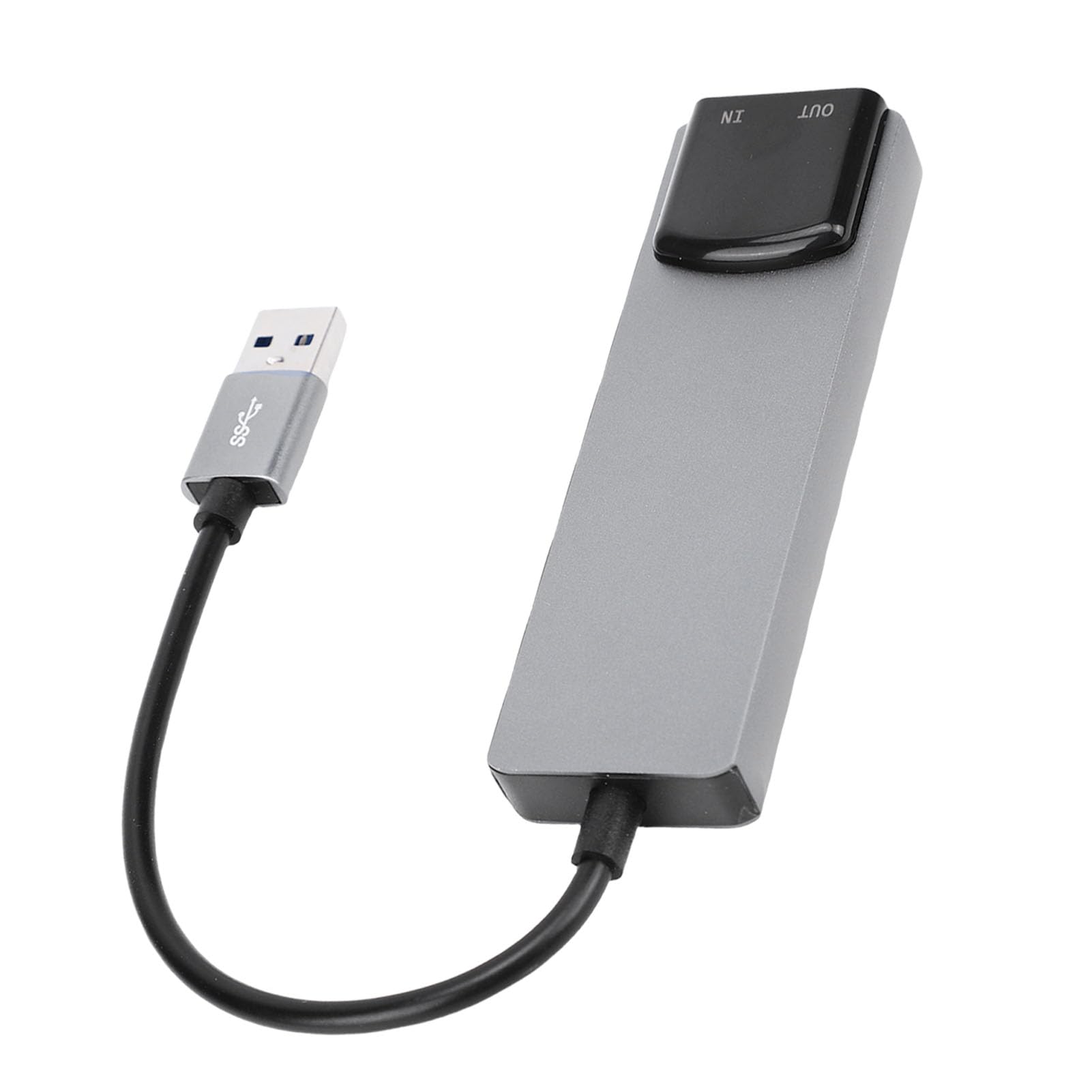 Karta Dźwiękowa USB 7.1, Adapter USB 7.1, Zewnętrzna Karta Dźwiękowa do Laptopa PC z Wyjściem Cyfrowym SPDIF i Obudowa ze Stopu Aluminium