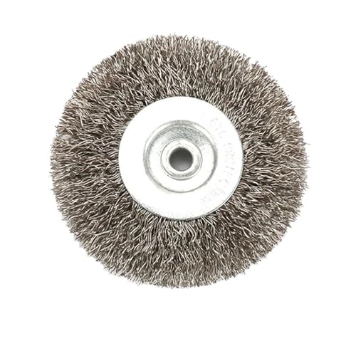 Brosse métallique touret 72mm pour décapage de rouille et polissage abrasif