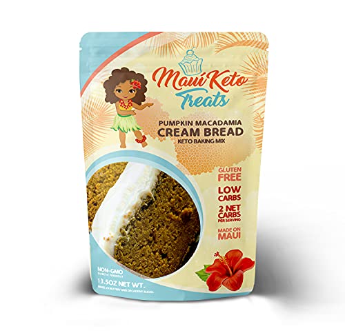 Maui Keto Treats Pumpkin Macadamia Bread Mix – Gluten Free,