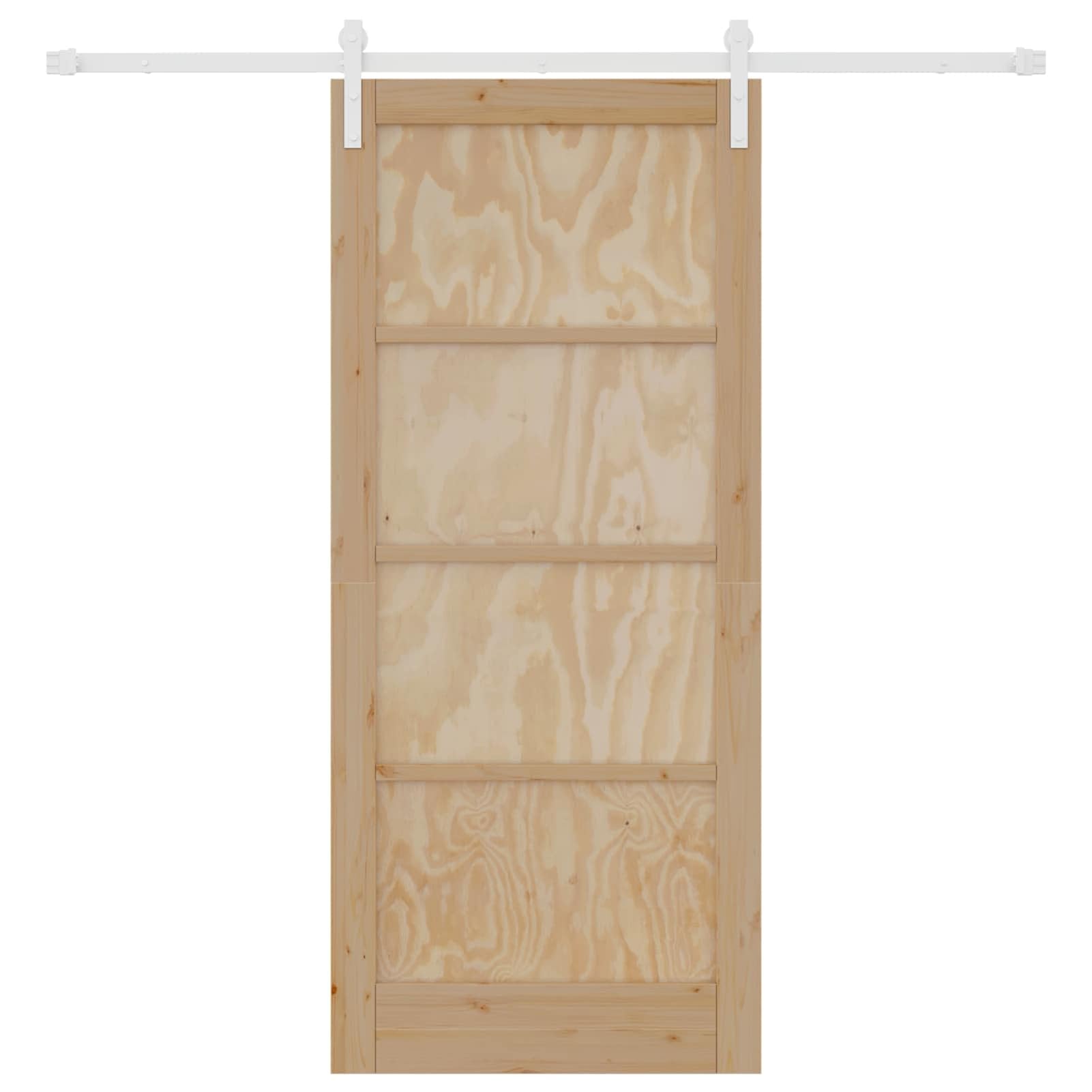 Schiebetür Kiefernholz 198,5x86cm Innenraum Leises Gleiten