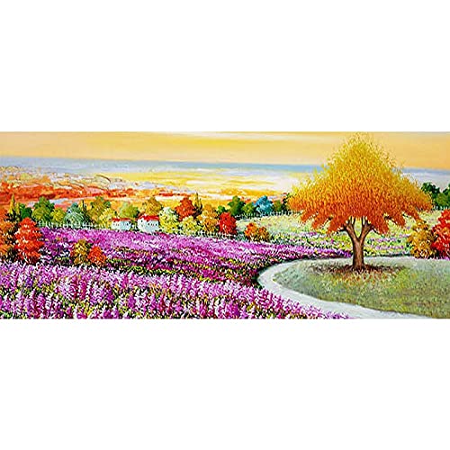 Broderie Diamant Arbre Géant 80x180cm : Décoration Salon Chic et Activité Relaxante DIY