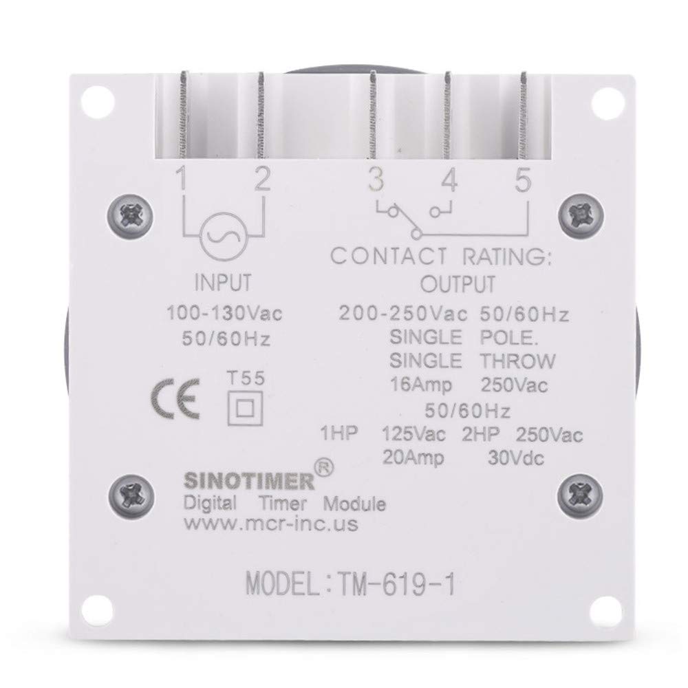 TM619 Timer Switch Digital LCD Power Timer Switch Weekly